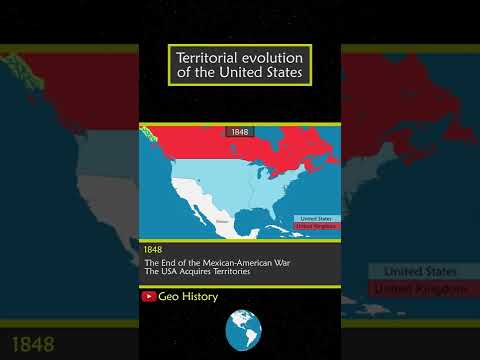 Territorial evolution of the United States - #Shorts