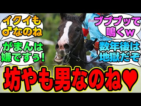 速報『イクイノックスくん、♂を見せ始める』に対する競馬民の反応集