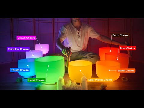 8 Chakras Sound Bath  ||  70Hz Grounding Earth Frequency | Singing Bowls