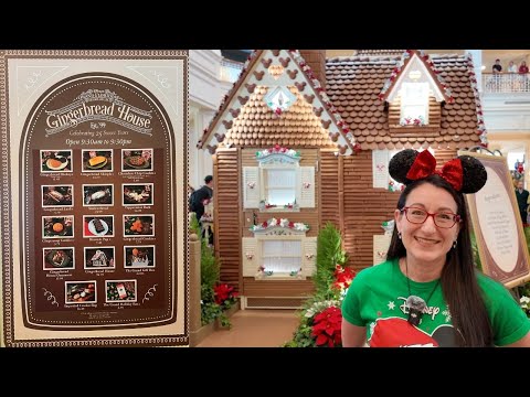 Disney's Grand Floridian Gingerbread House, Treats, Tree 2024