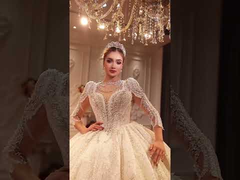 A unique wedding dress  as your love