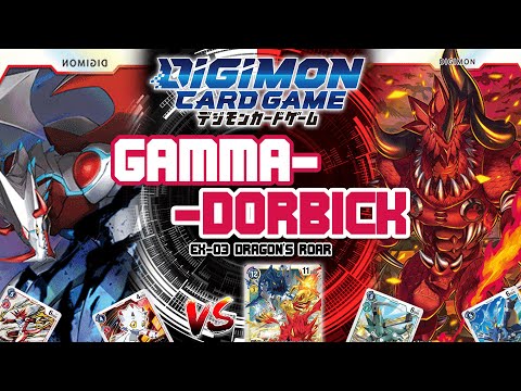 Gamma-Dorbick VS Four Great Dragons!! | Digimon Card Game: EX-03 Dragon's Roar REBELLION