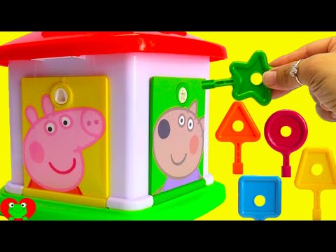 Peppa Pig and Friends Learn Colors with Lock and Key