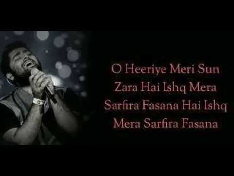 Mera Ishq sarfiraa fasana:--- arijit singh