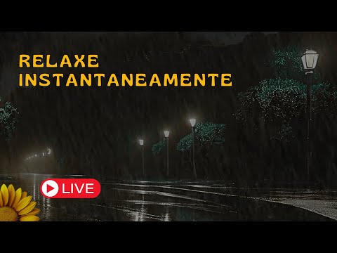 🔴CHUVA e TROVOADAS a NOITE, RELAXE Instantaneamente. Acabar com o ESTRESSE e DORMIR BEM💤