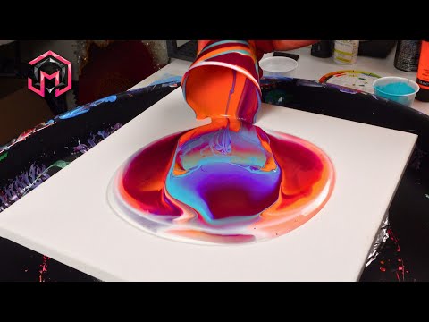 WHOA!! Acrylic Pouring and Fluid Art at Home for Therapy