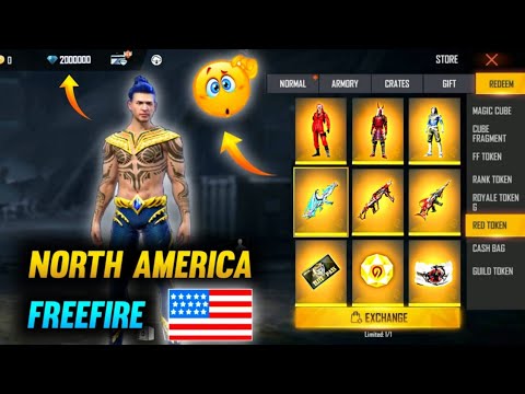 FREE FIRE NORTH AMERICA SERVER | WORLD BEST SERVER IN FREE FIRE | INDIA VS NORTH AMERICA SERVER.