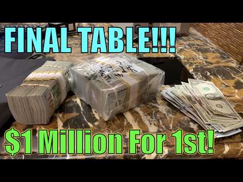 I Make FINAL TABLE Of $50k!!! $1 MILLION For First! My BIGGEST SCORE Ever!! Poker Vlog Ep 295