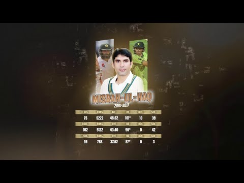 Younis Khan, Saeed Ajmal, Azhar Ali and Sarfaraz Ahmed welcome Misbah in PCB Hall of Fame