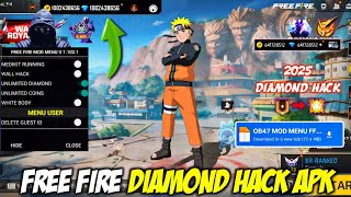 FREE FIRE DIAMOND HACK 2025 || FREE FIRE DIAMOND 💎 HACK OB47 || NEW UNLIMITED DIAMOND HACK MOD MENU