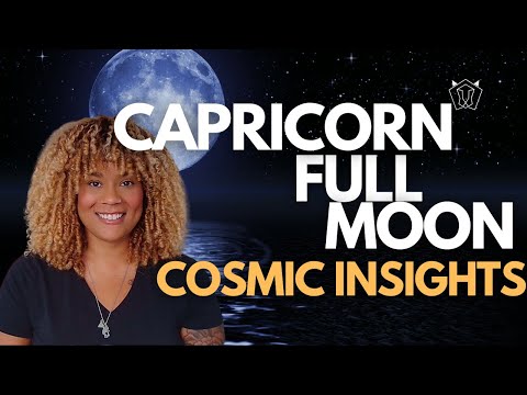 Capricorn Full Moon - Summer Solstice Cosmic Insights & Oracle Card Pull