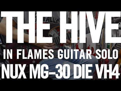 THE HIVE by In Flames Guitar solo cover NUX MG-30