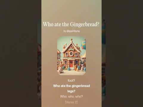 Who ate the Gingerbread? #who #grandma #gingerbread #kidmusic #christmassongs #whoatethegingerbread