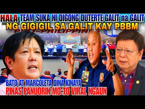 HALA TEAM SUKA! NI DUTERTE NG GIGIGIL SA GALIT KAY PBBM LALO NA SE BATO! BAKIT KAYA!