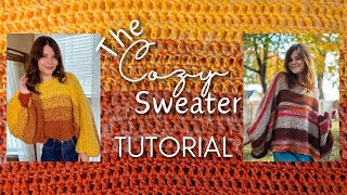 The Cozy Sweater | Beginner Friendly Crochet Sweater