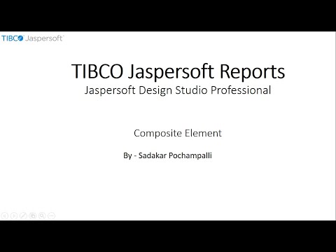 044 | BI - Jaspersoft Reports | Composite Element in Jasper Reports