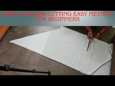 Simple Salwar Cutting Easy Method For Beginners