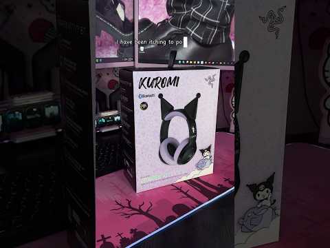 Unboxing the Kuromi Kraken Kitties ​⁠​⁠@razer  gifted me 🎀🦇 #razer #gamingsetup #pcbuild