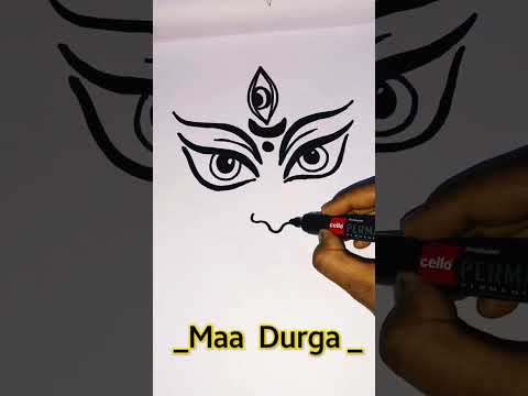 maa durga face drowning # shorts