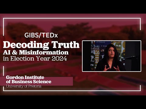 GIBS/TEDx - How to Spot Disinformation on Social Media – Kavisha Pillay