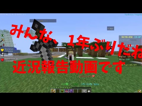 お久しぶりです【hypixel skyblock】#hypixelskyblock