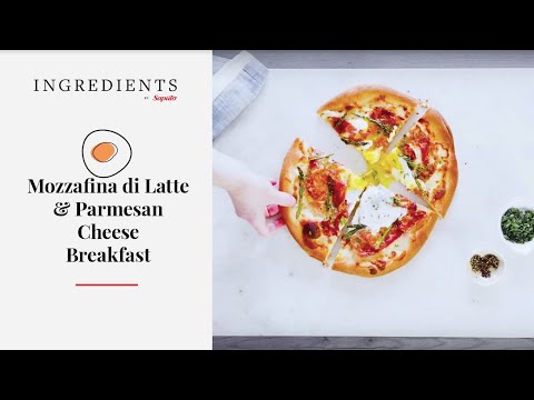 Mozzafina di Latte and Parmesan Cheese Breakfast Pizza | Ingredients by Saputo