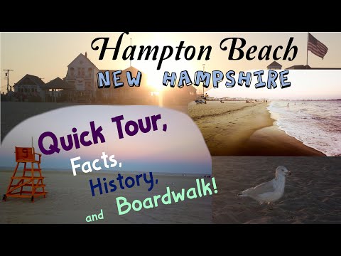 TOUR of Boardwalk + Beach: Hampton Beach, New Hampshire