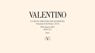 Valentino Le Méta-Théâtre Des Intimités