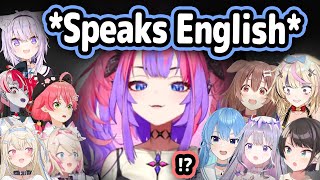 Everyone's Reaction To Vivi Speaking English【Hololive】