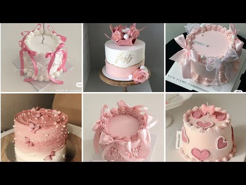 Pink Birthday Cake designs/Latest Birthday Cake ideas/Creative ideas 2024