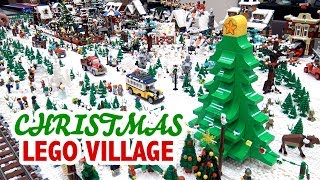 Huge LEGO Christmas Village | BrickCon 2018