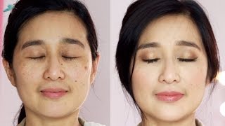 Fresh and Flawless Makeover for Aging, Problematic & Dry Skin ( Kanebo Makeup Demo)