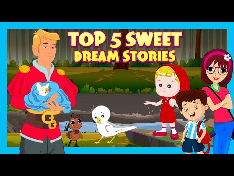 Top 5 Sweet Dream Stories | Tia & Tofu | Bed Time Kids Stories |  English Stories