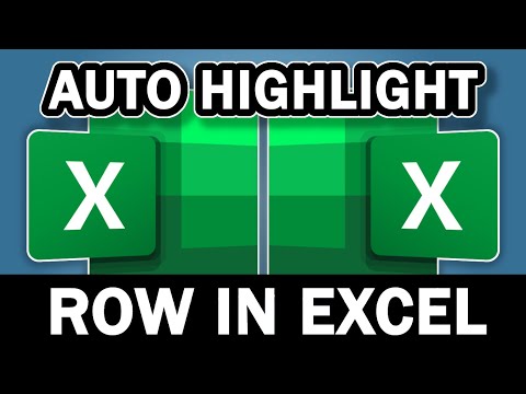 Auto Highlight Row In Excel - In Under 1 Minute