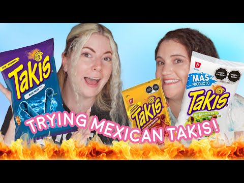 ☆ Mexican Takis taste test, BLUE HEAT, BRAVA AND HUAKAMOLE!☆