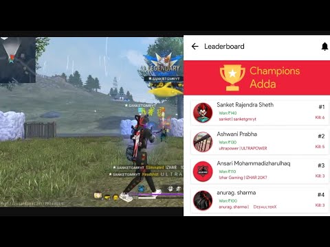 Free Fire Khiladi adda Tournament hardcore Survival Battle Win Prize 140 😈🔥 Booyah Full Gameplay ❤️💯