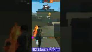 Free fire minecraft graphics 😍 #freefire #freefirelagfix #freefirelagfix1gbram