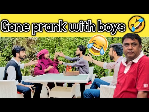 gone prank with boys 🤣 #rjnazimprank #funnyvideo #prankvideo