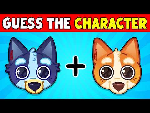 Guess The Bluey Character 🐶 By Emoji and Voice 🔊🤔💙 | Bluey Emoji Quiz