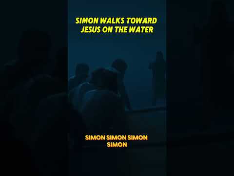 Simon walks toward Jesus on the water | Path of Promise