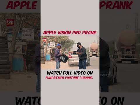 Apple Vision Pro Prank #funpataka #ytshorts #telugupranks