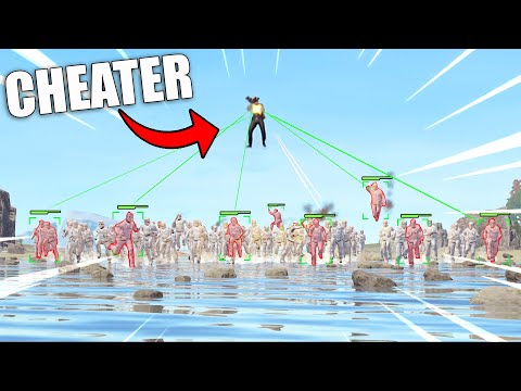 Can 100 Players Defeat a Cheater in Rust?