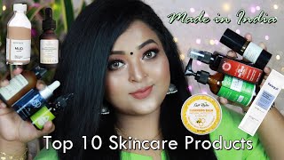 TOP 10 INDIAN SKINCARE PRODUCTS/Organic crueltyfree/For Oily-Combination skin/Made in India products