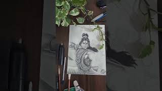 Devotion in Art: Shree Ram Sketch 🎨🙏#ShreeRam #Devotion #Artistry #SketchArt #DivineInspiration