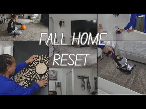 FALL HOME MANAGEMENT RESET | CLEAN WITH ME | FALL RECIPES