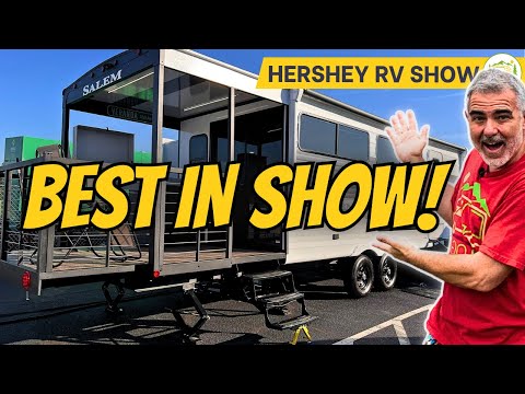 Best Travel Trailer with Bathroom, Deck, and Outdoor Kitchen