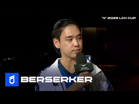 Berserker 인터뷰 | DNF vs NS | 01.15 | 2025 LCK CUP 그룹 배틀