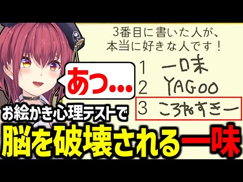 衝撃の事実で一味の脳を破壊してしまうマリン船長のお絵かき心理テスト② 全76問まとめ【宝鐘マリン/ホロライブ切り抜き】