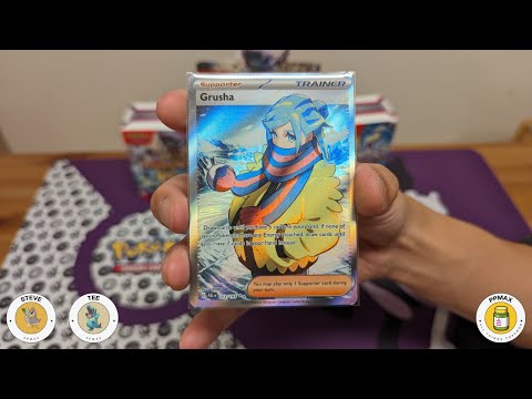 Tee [9PTS] VS Steve [9PTS] TWIN ex pulls?! Scarlet & Violet Paldea Evolved Pack Battle #8