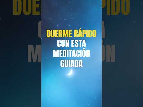 DUERME AL INSTANTE! Escucha mi meditación guiada para DORMIR RÁPIDO Y PROFUNDO #meditacion #easyzen